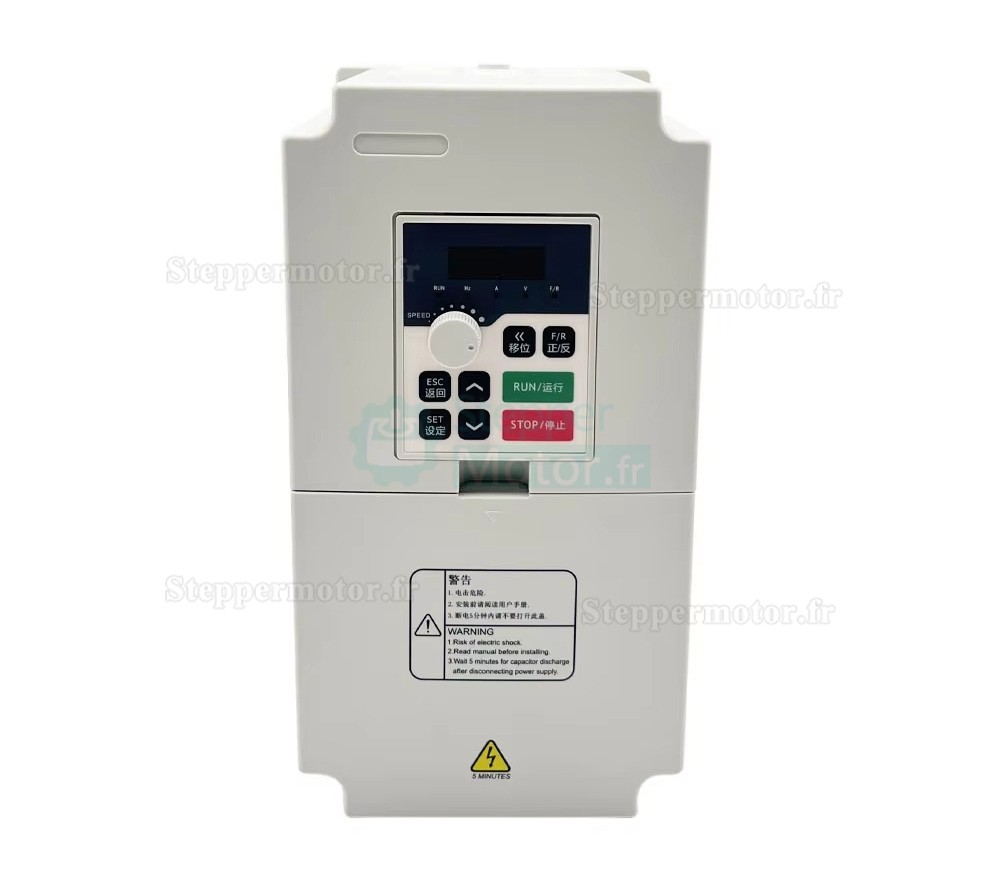 Variateur de fr&eacute;quence 7,5 kW s&eacute;rie H100 pour moteurs de broche CNC et machines de gravure